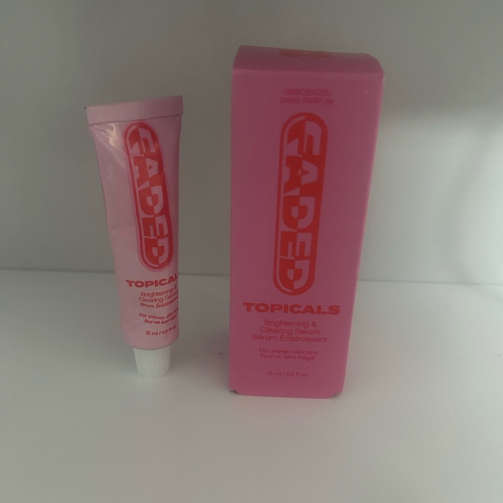 SOLD BNIB Faded Topicals Brightening & Clearing Serum